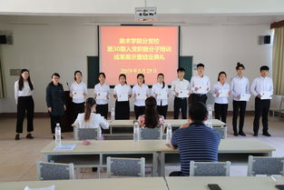 美术学院举行入党积极分子培训班结业典礼暨成果展示活动