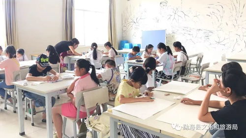 勐海县举办2023年暑期少儿书法 美术公益培训班
